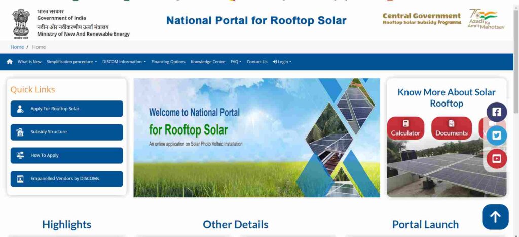 Solar Rooftop Scheme